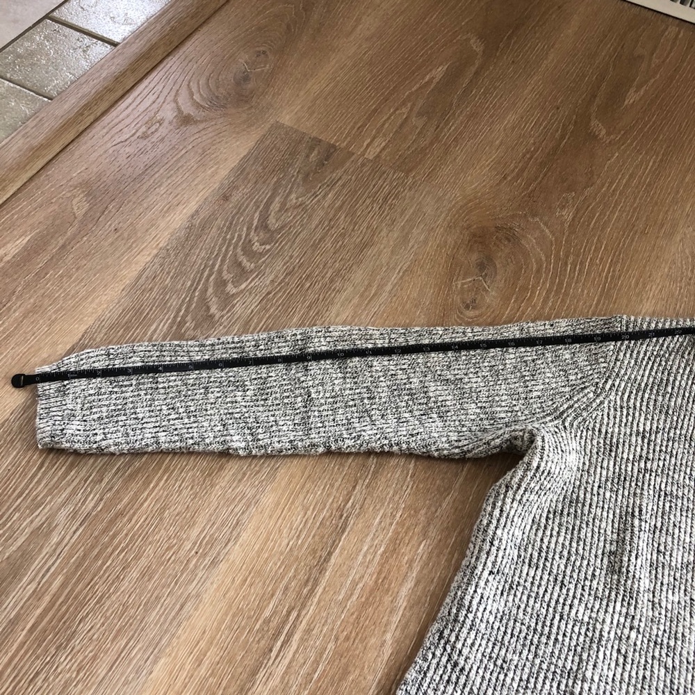 Madewell Cotton Linen Gray Open Sweater Small - Picture 6 of 7